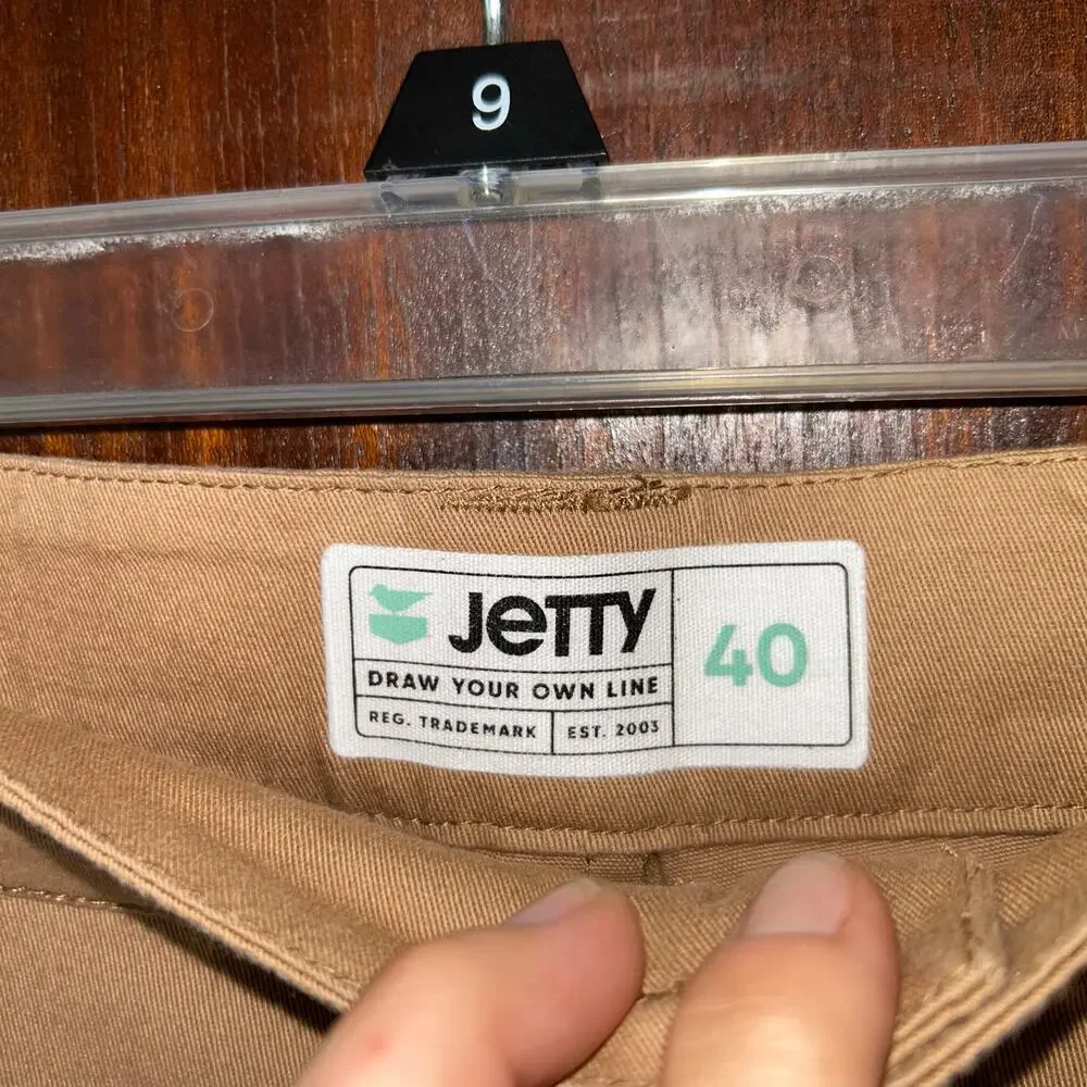 New! Jetty Tan Chino Shorts size 40